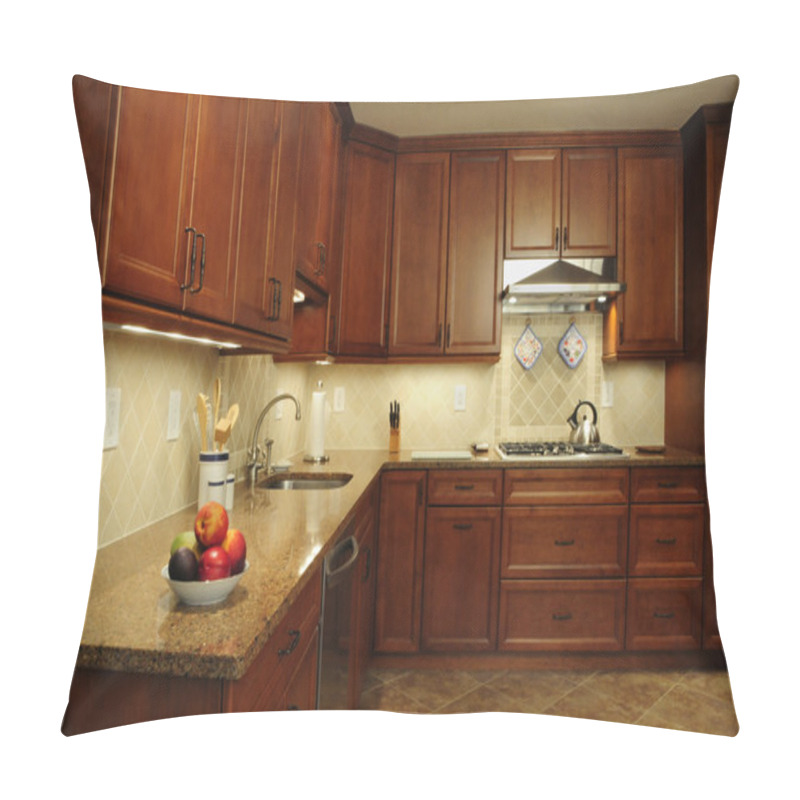 Personality  Remodeled Kitchen Prep Area Pillow Covers