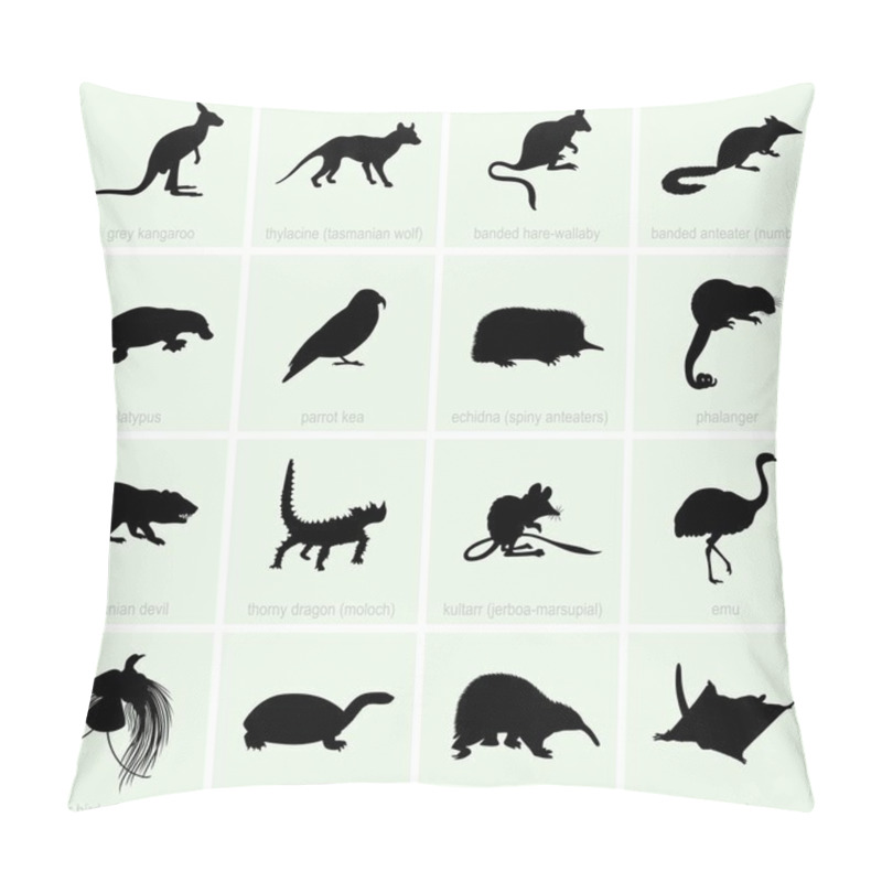 Personality  Australia's Animal Icons Pillow Covers