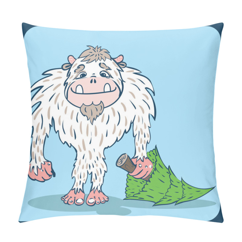 Personality  Yeti Vector Pillow Covers