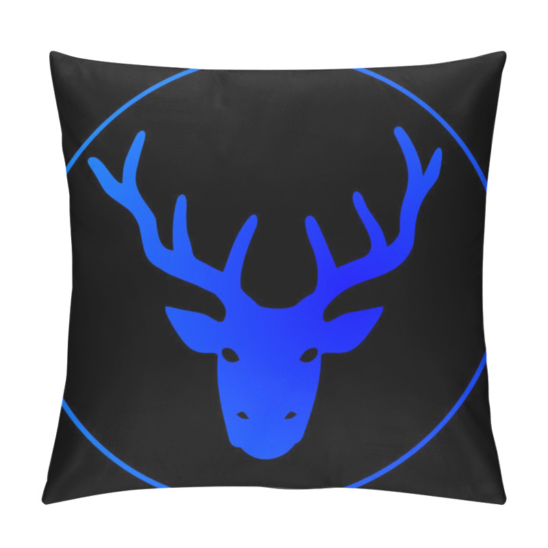 Personality  Yellow Reindeer Pillow Covers