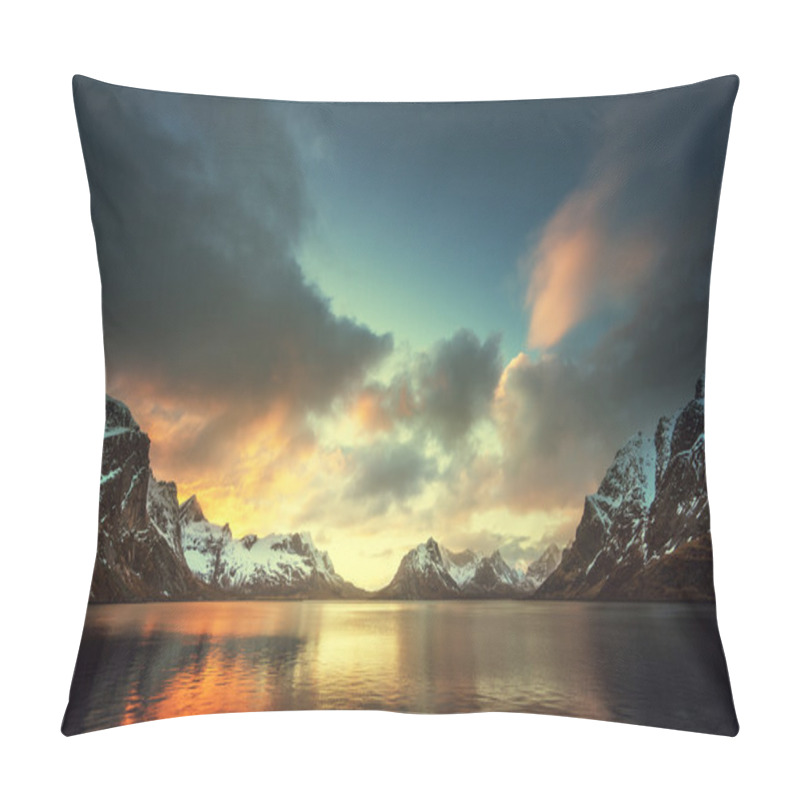 Personality  Lofoten Islands, Norway Pillow Covers