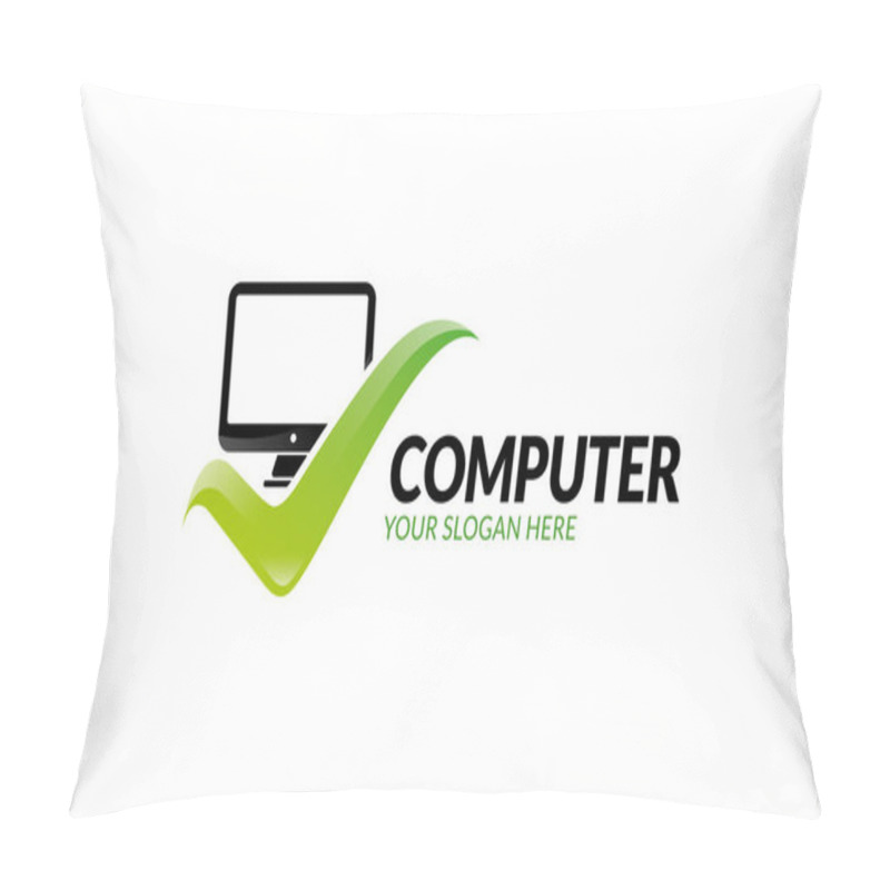 Personality  Computer Repair Logo Template Pillow Covers