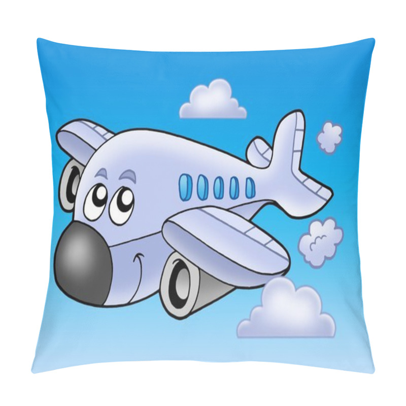 Personality  Cute Flying Airplane Pillow Covers