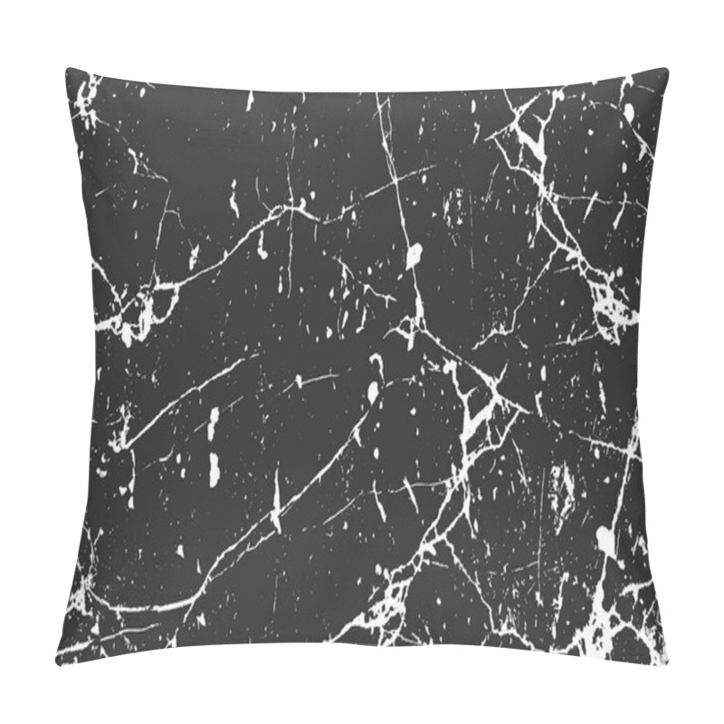 Personality  Distressed Overlay Texture Of Cracked Concrete Pillow Covers