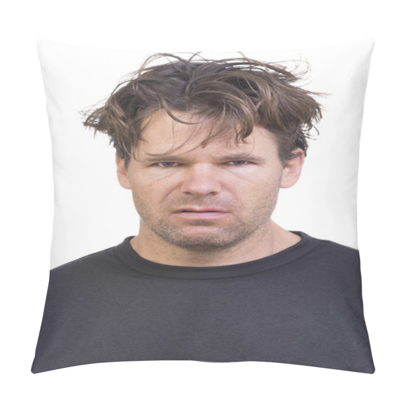 Personality  Social Outcast Having Bad Hair Day Pillow Covers