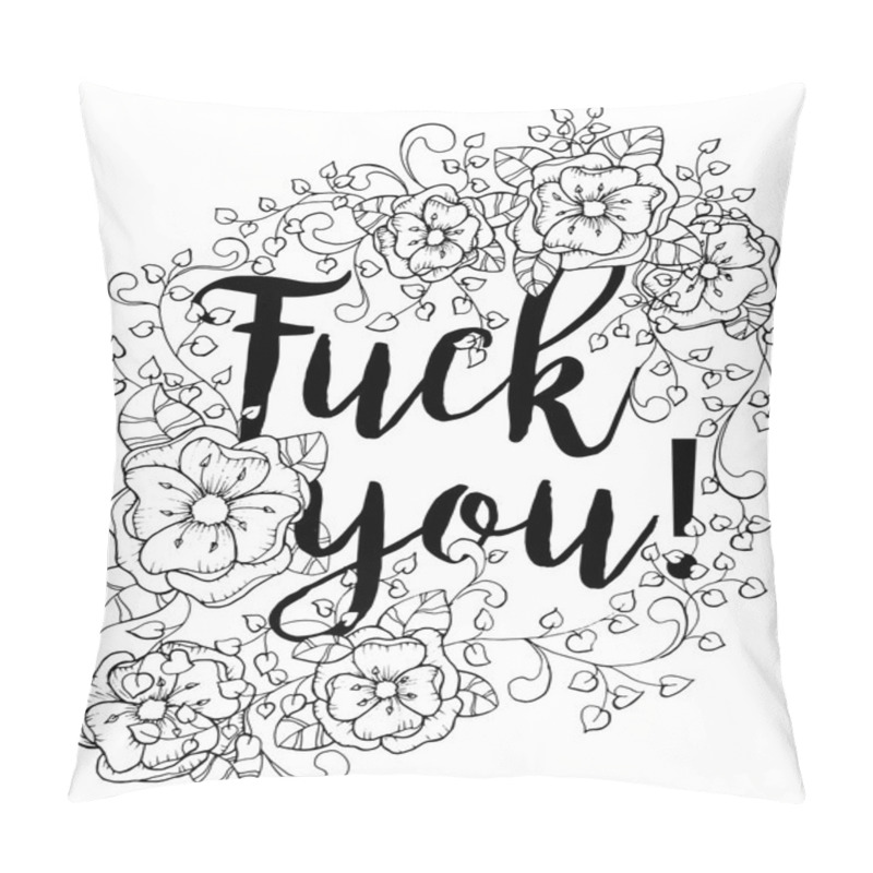 Personality   Design For Adults - Fuck You ! Pillow Covers