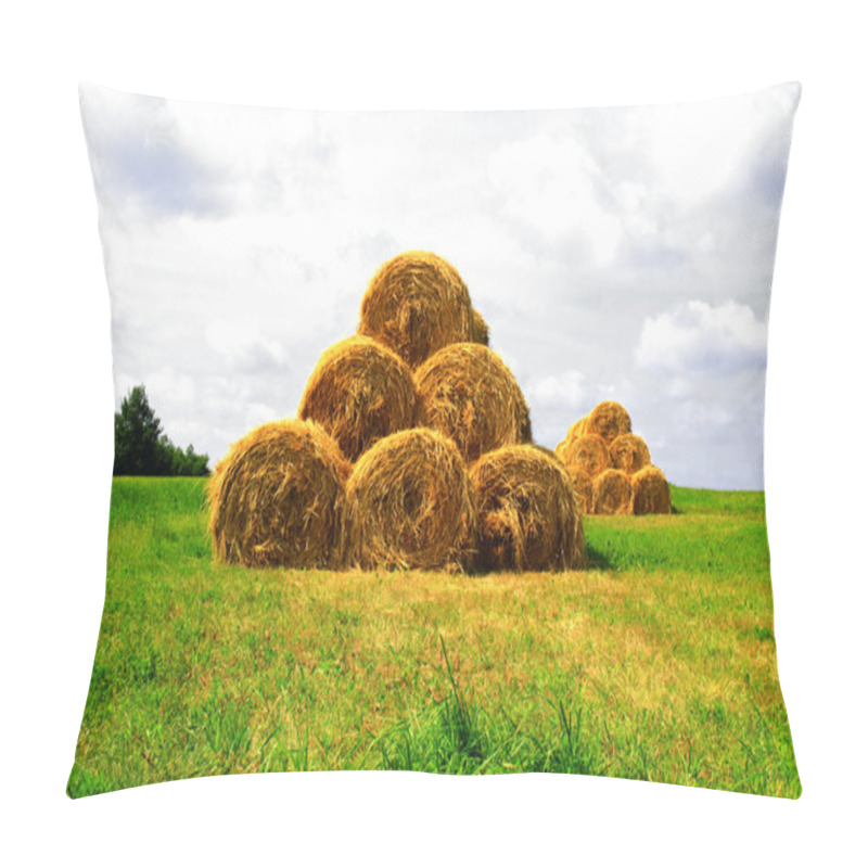 Personality  Some Haystacks On The Field Pillow Covers