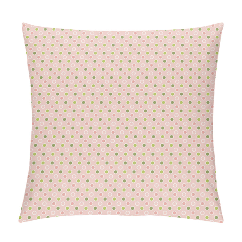 Personality  Seamless Polka Dot Pattern Pillow Covers