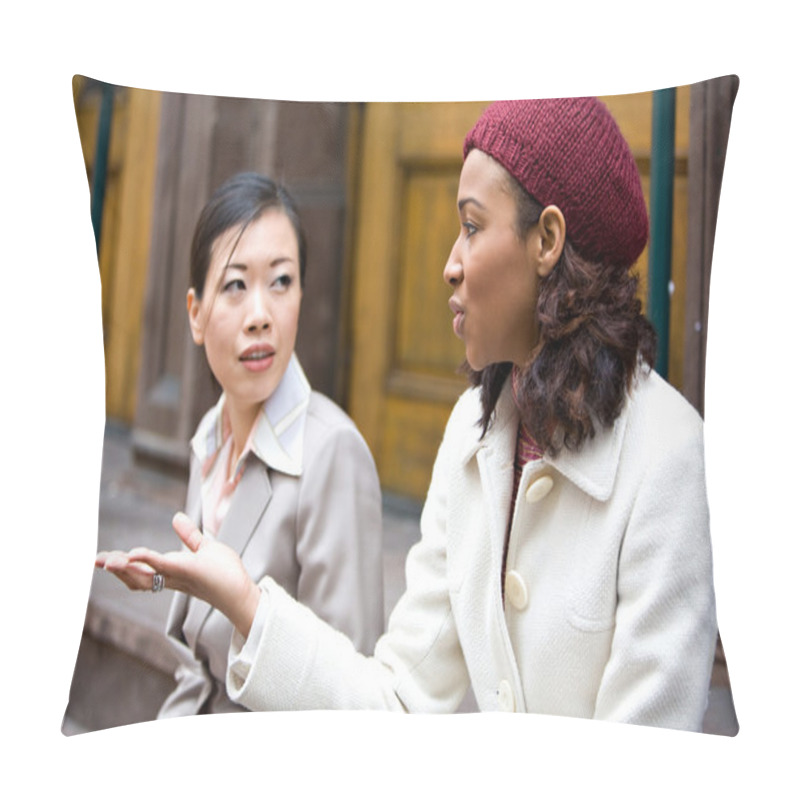 Personality  Business Women Talking Pillow Covers