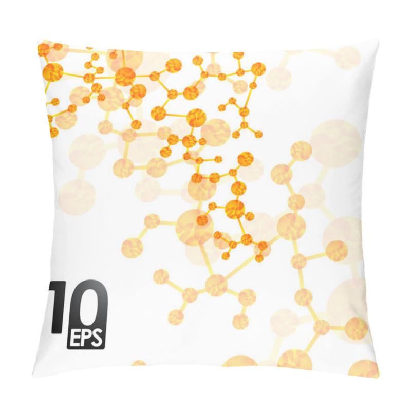 Personality  Dna Molecule, Abstract Background Pillow Covers