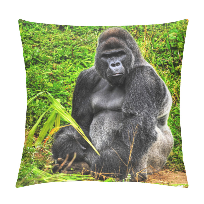 Personality  Male Silverback Gorilla Pillow Covers