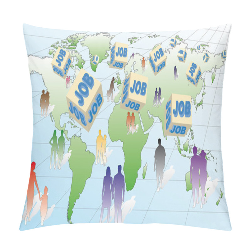 Personality  Unemployment And Employment Pillow Covers