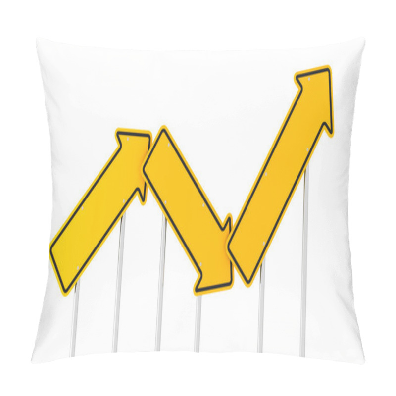 Personality  Road Signs Forming Up And Down Arrows Pillow Covers