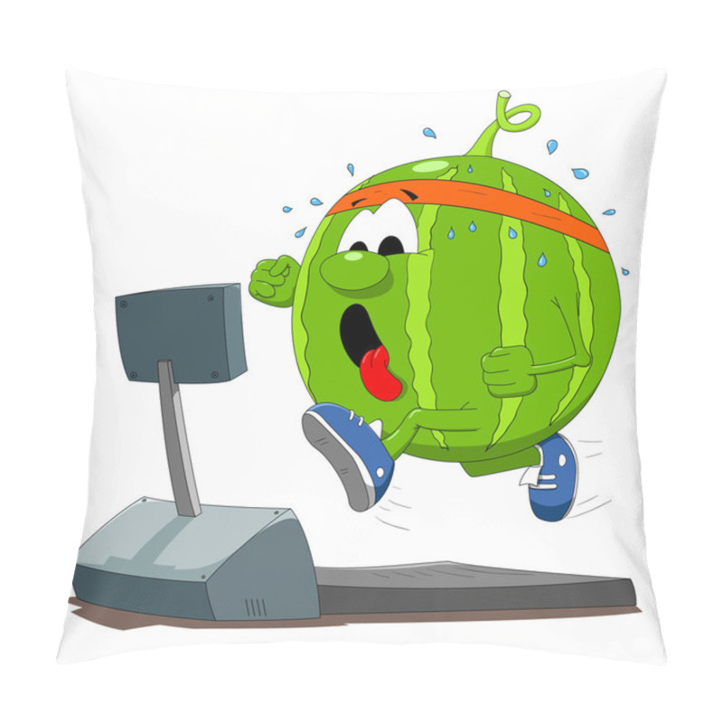 Personality  Running Watermelon Pillow Covers