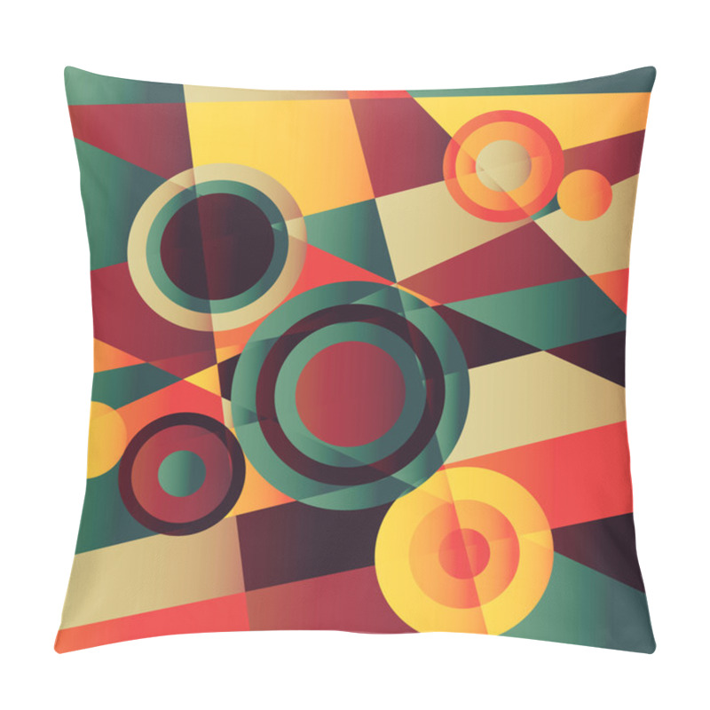 Personality  Retro Background Pillow Covers