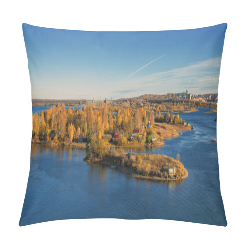 Personality  Autumn Sunny Island Pillow Covers