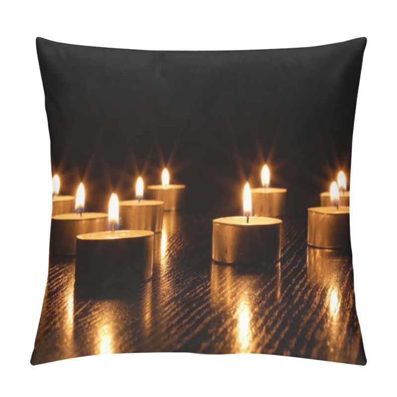 Personality  Romantic Candle Light Pillow Covers