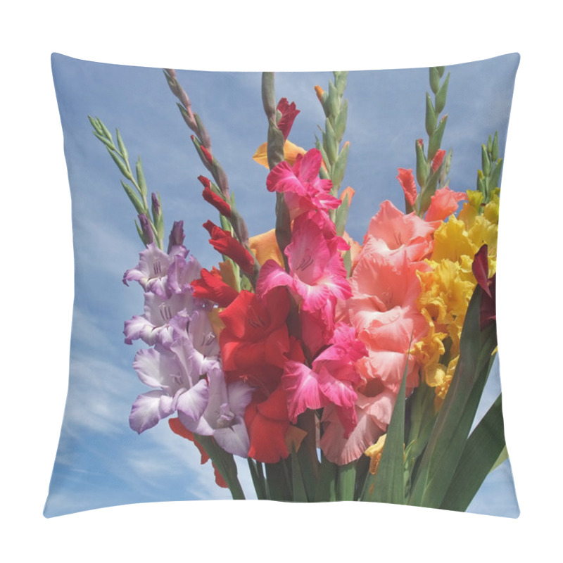 Personality  Bunch Of Gladioli Flowers Pillow Covers