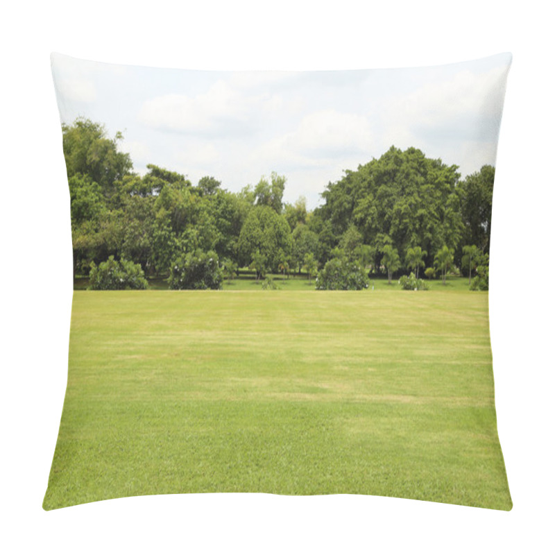 Personality  Green Grass Field Pillow Covers