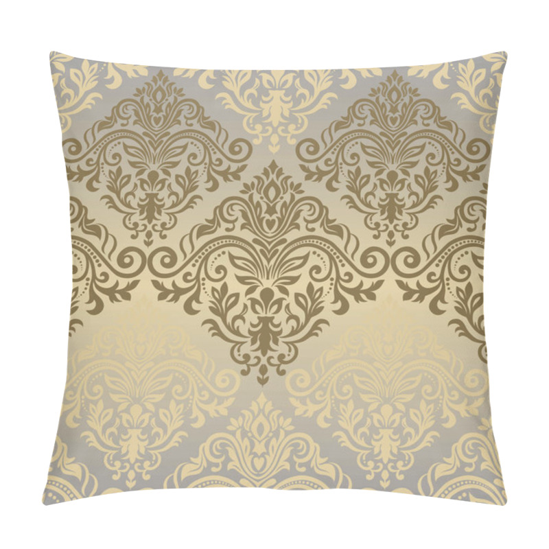 Personality  Seamless Damask Wallpaper. Seamless Oriental Pattern. Islam, Tur Pillow Covers