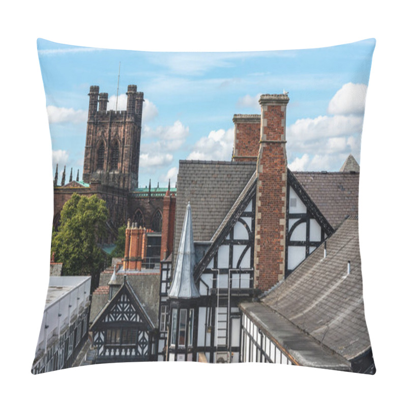 Personality  Chester, A City In Northwest England, Known For Its Extensive Roman Walls Made Of Local Red Sandstone, UK Pillow Covers