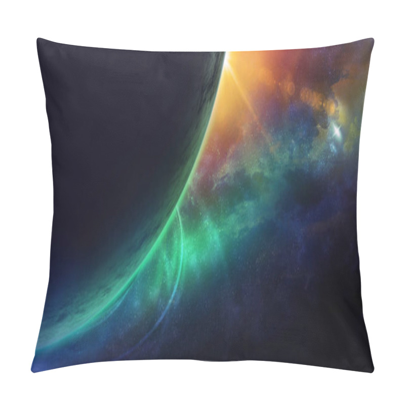 Personality  A 3D Celestial Art, Stars, And Galaxies In Outer Space Showing The Beauty Of Space Pillow Covers