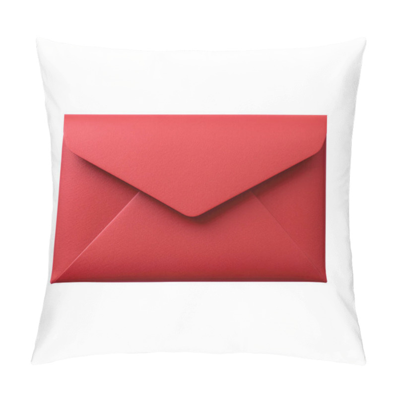 Personality  Red Envelope On White Background Pillow Covers