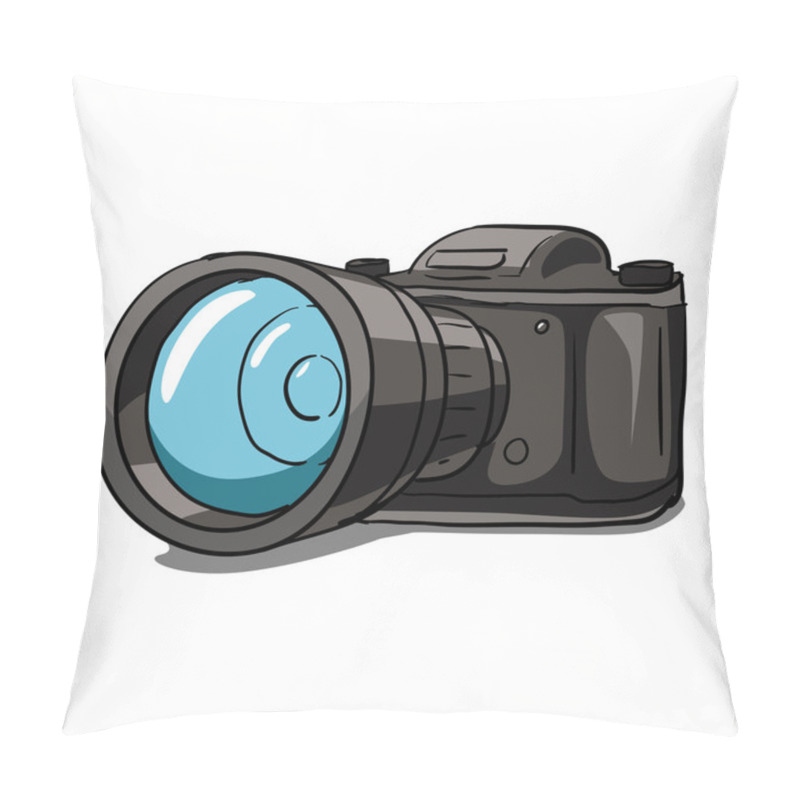 Personality  Old Camera Vector Illustration Pillow Covers