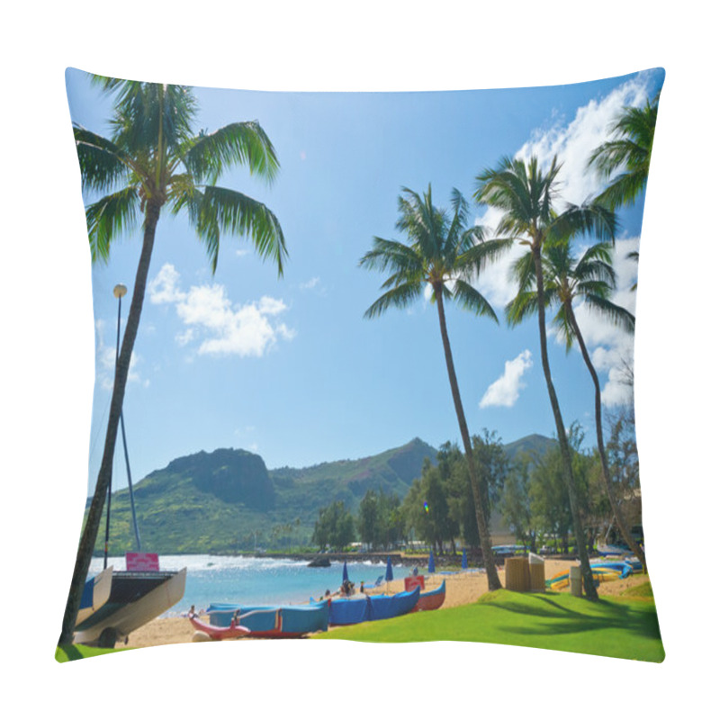 Personality  Beautiful View Of Nawiliwili, Kauai Island, Hawaii, USA Pillow Covers