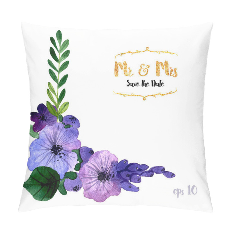 Personality  Collection Of Painted Flowers Pillow Covers