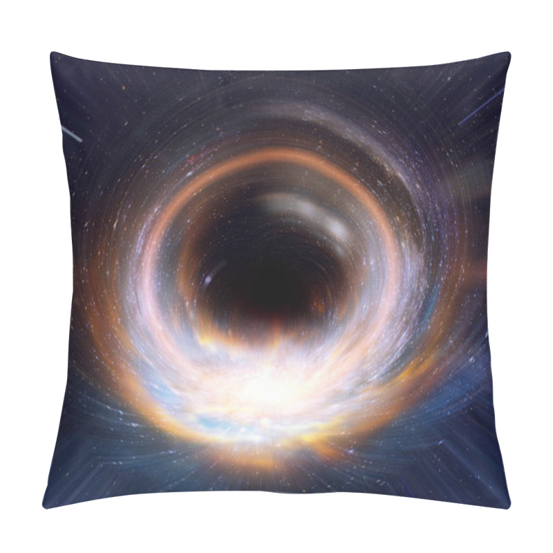 Personality  Black Hole Or Wormhole In Galaxy Space And Times Across In The Universe Concept Art. Elements Of This Image Furnished By NASA. Pillow Covers