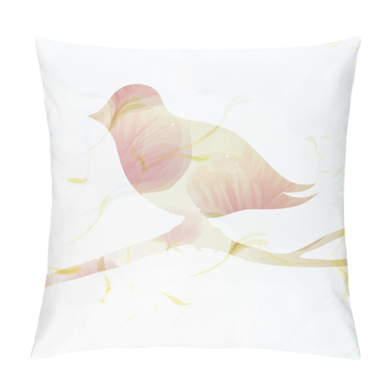 Personality  Floral Bird Pillow Covers