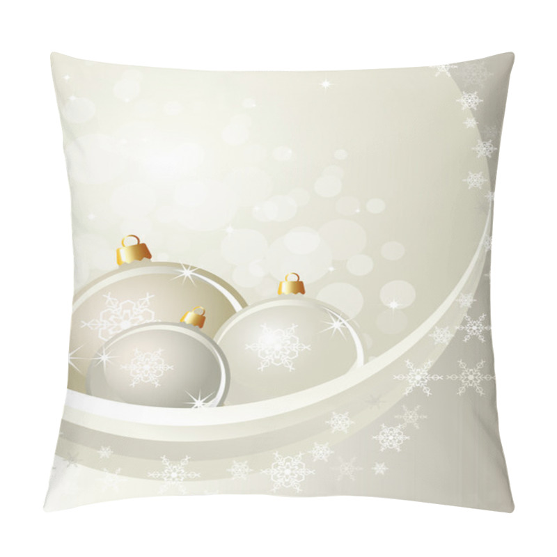 Personality  Chrsitmas Baubles Neutral Shades Pillow Covers