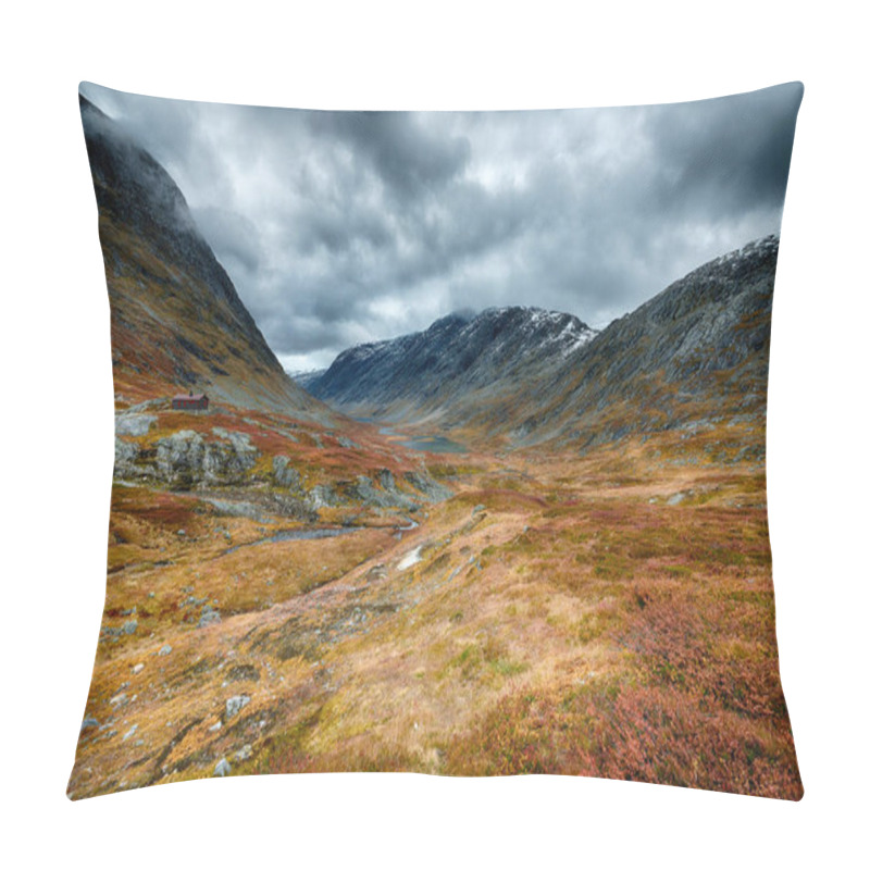 Personality  Landscape Of Beautiful Autumn In Mountains Pillow Covers