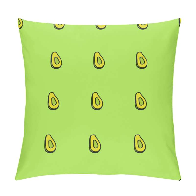 Personality  Avocado Seamless Pattern Pillow Covers