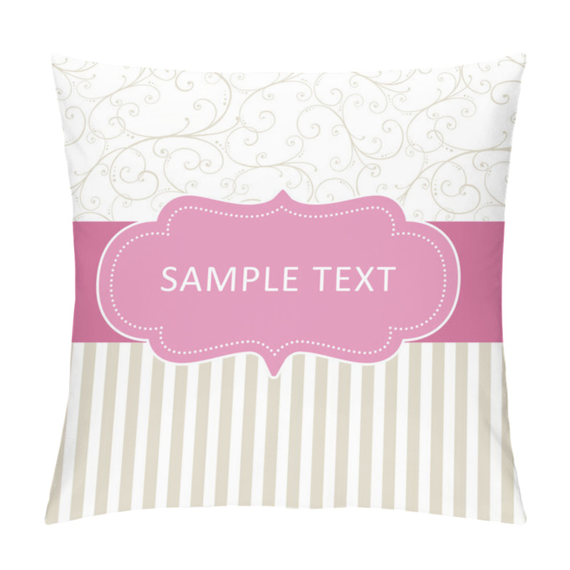 Personality  Simple Card With Ornament Pillow Covers