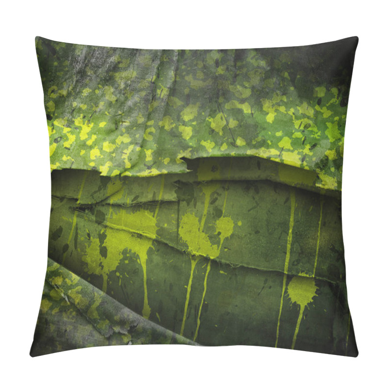 Personality  Close-up View Of Camouflage Military Texture Background Pillow Covers