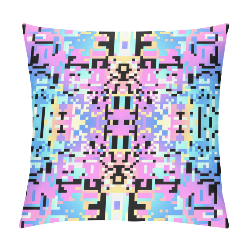 Personality  Geometric Abstract Pattern In Low Poly Style. Pillow Covers