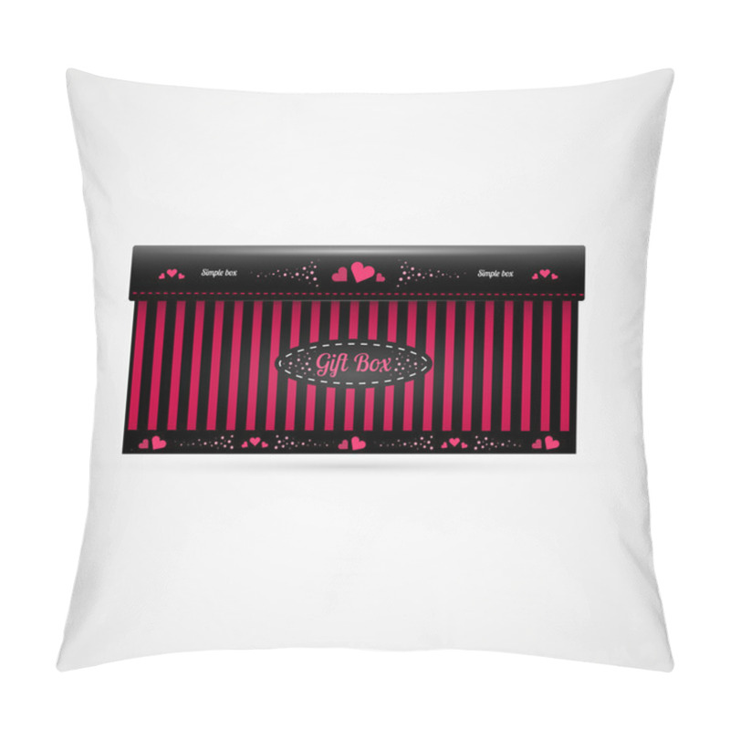 Personality  Vector Background With Gift Box. Pillow Covers