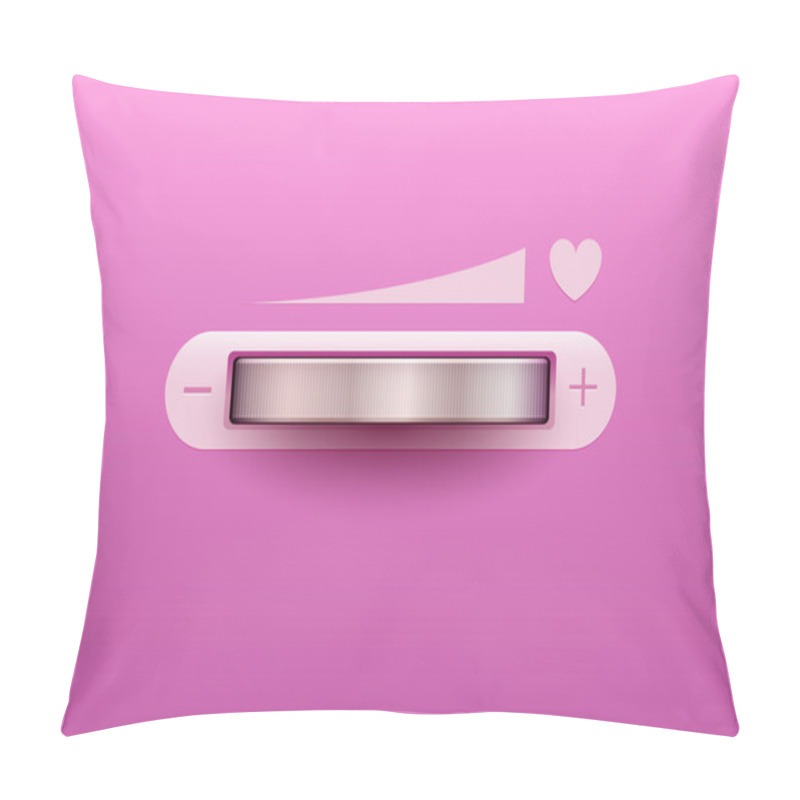 Personality  Love Control. Vector Illustration. Pillow Covers