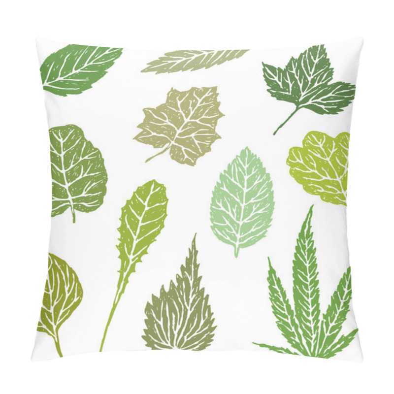 Personality  Set Of The Various Leaves Pillow Covers