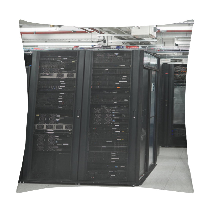 Personality  Professional And Advanced Computer Systems In A Data Center. Pillow Covers