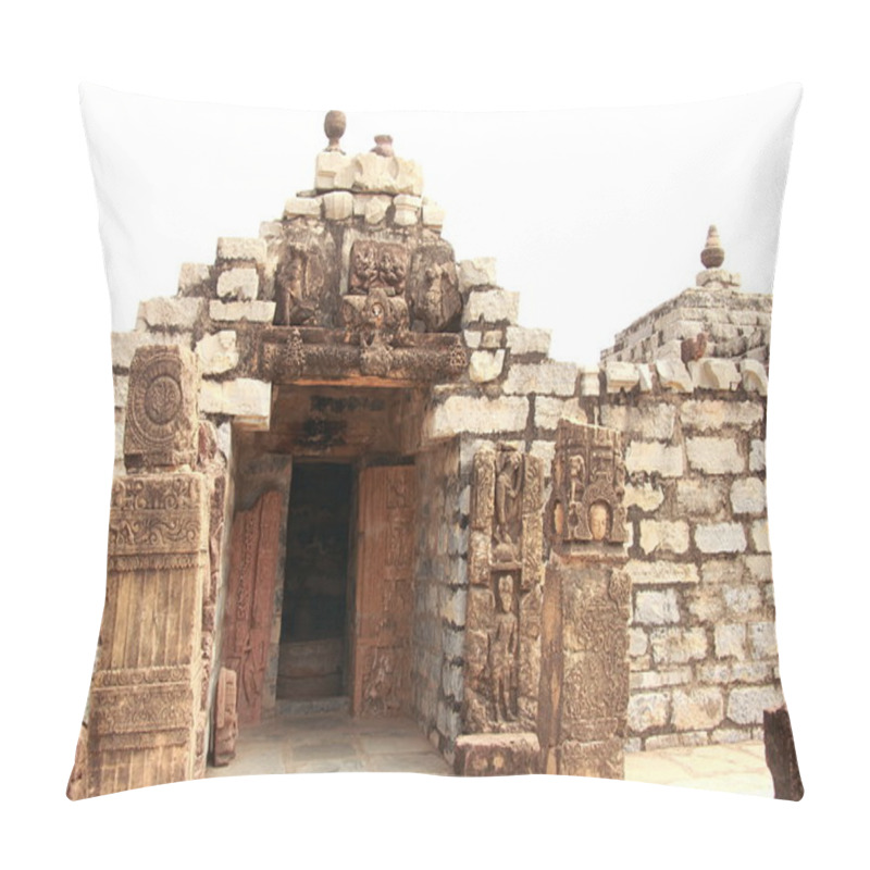 Personality  An Ancient Temple In Sirpur , Chhattisgarh Pillow Covers