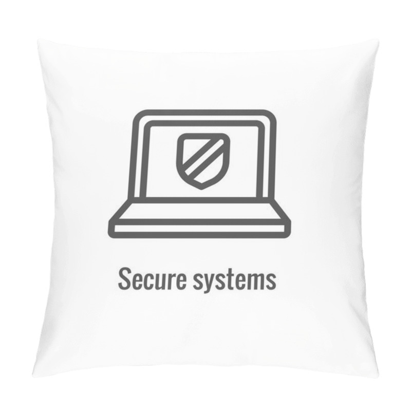 Personality  Certified Ethical Hacking Icon Showing Security Or Hacking Idea Pillow Covers