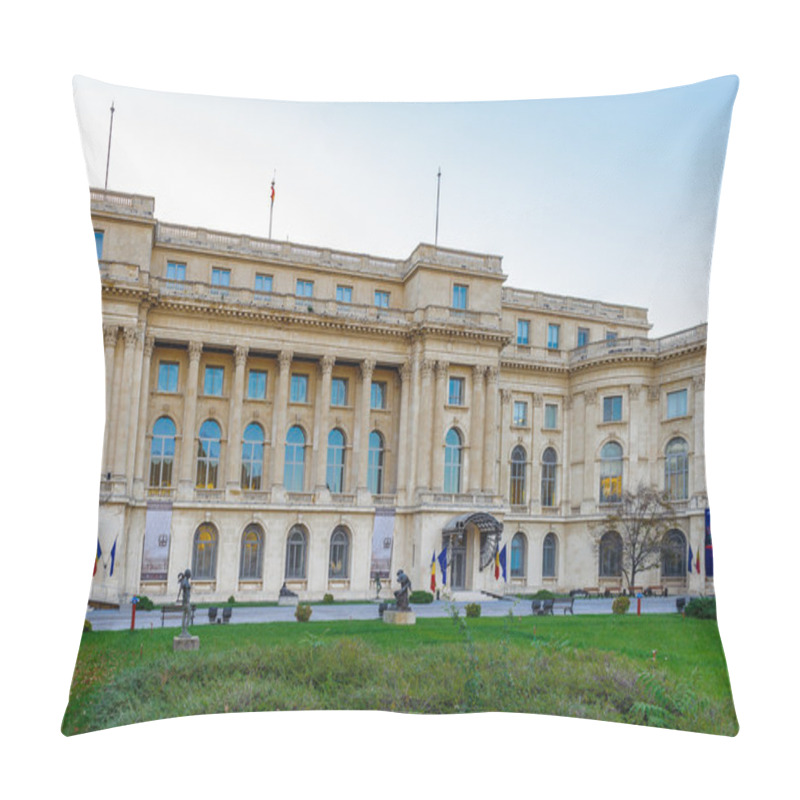 Personality  Architecture Of Bucharest, Romania Pillow Covers