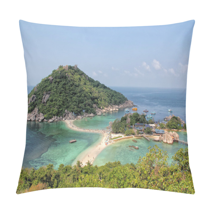 Personality  Nangyuan Island Beach In Thailand Pillow Covers