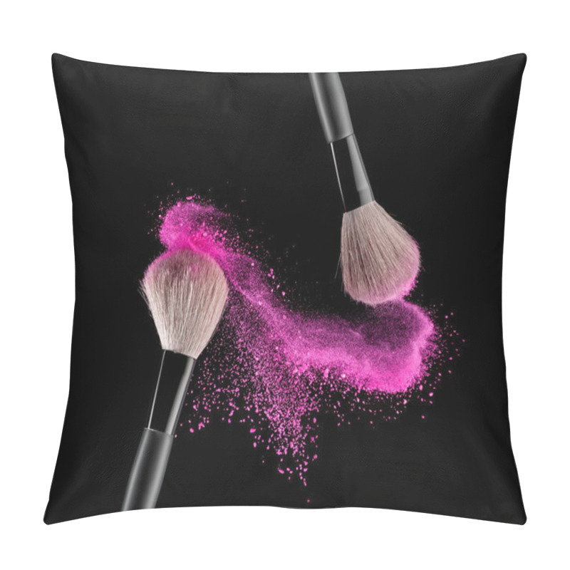 Personality  Brush With Powder Pillow Covers