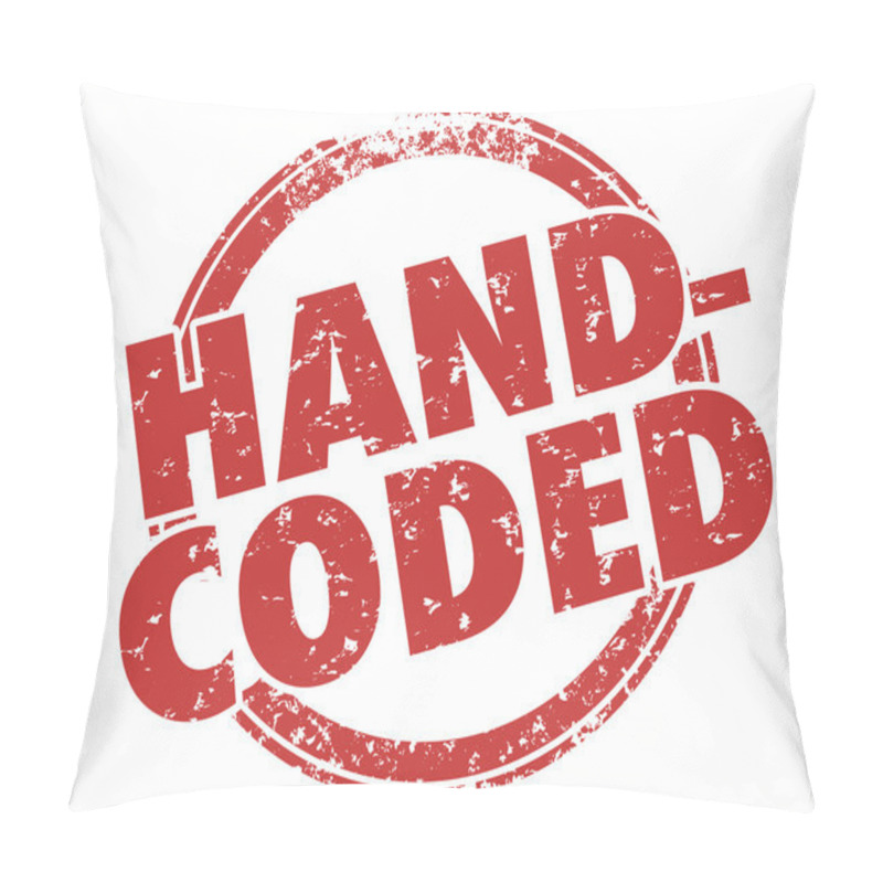 Personality  Hand-Coded Word Stamp Pillow Covers