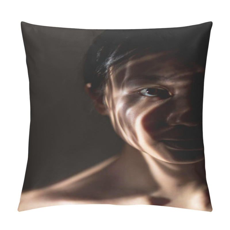 Personality  Ethnic Portrait Tribal Spirit Woman Shadow Face Pillow Covers