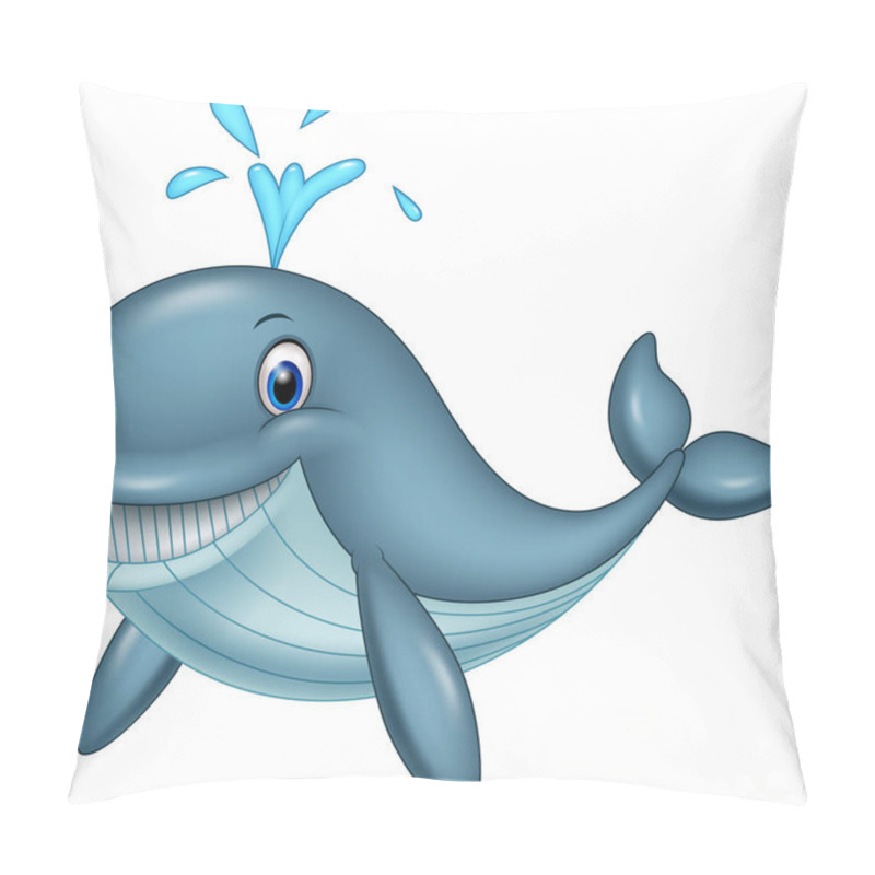 Personality  Cartoon Funny Whale Pillow Covers